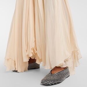 KHAITE Marcy embellished ballet flats size 37.5